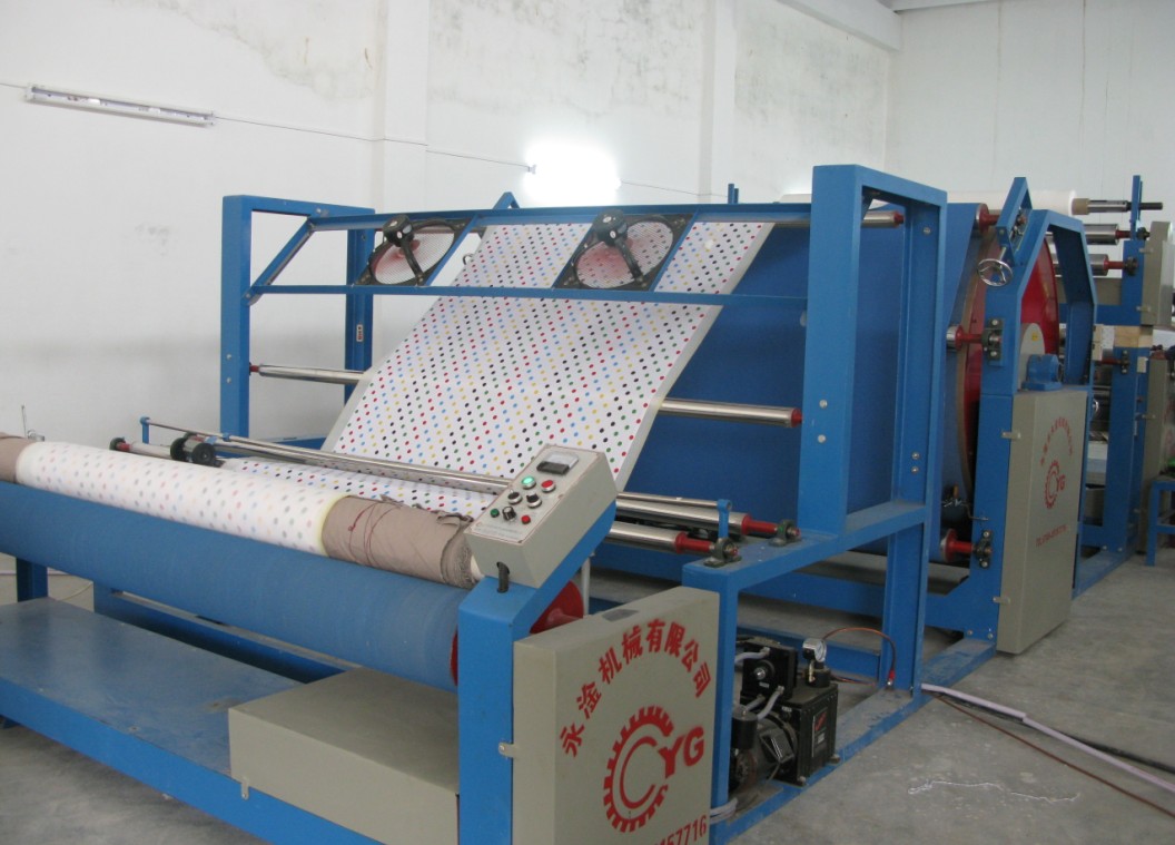 服装面料复（贴）合机客户现场